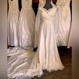 Alfred Angelo White Vintage Lace Wedding Dress